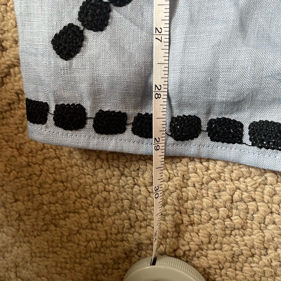 Tory Burch Embroidered Linen Tunic - Picture 10 of 10